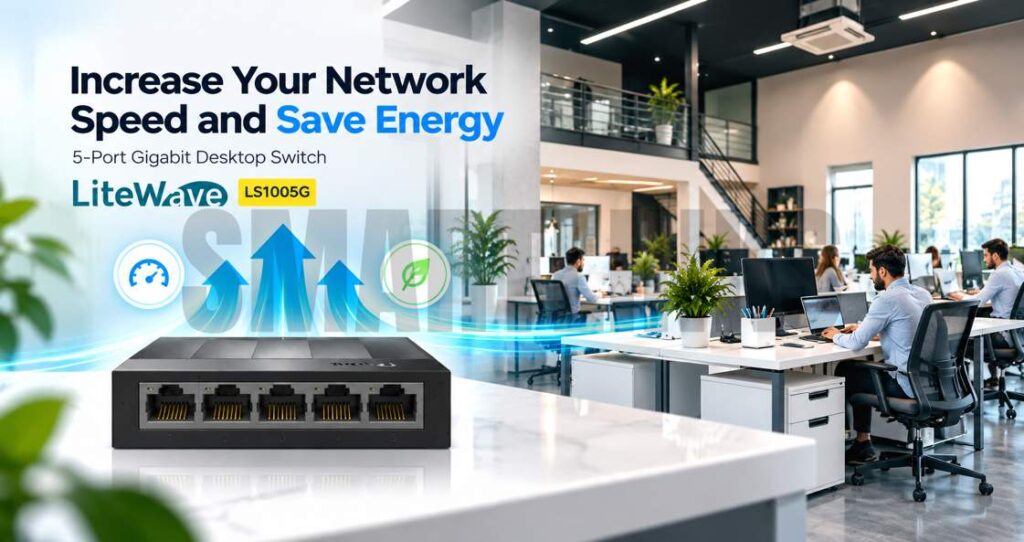 TP-Link LS1005G 5-Port Gigabit Ethernet Switch