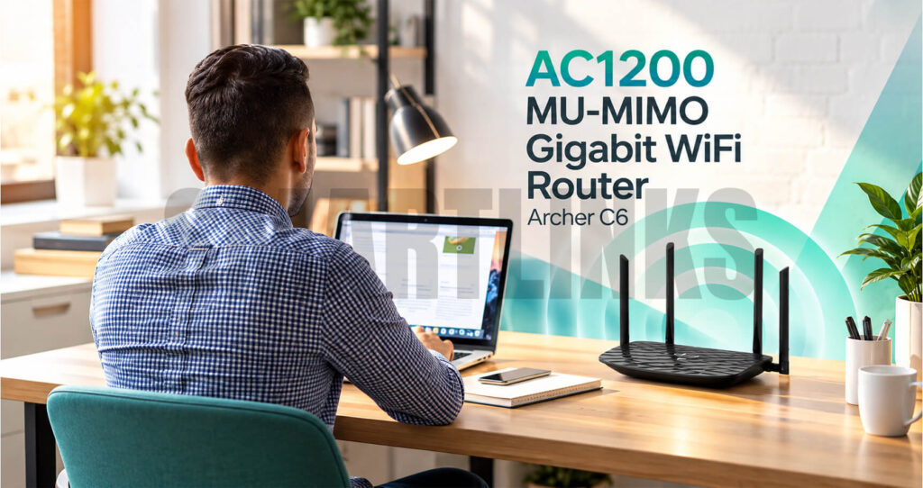 TP-Link Archer C6 MU-MIMO Wireless Router