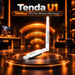 Tenda U1 300Mbps Wireless USB WiFi Adapter with External Antenna