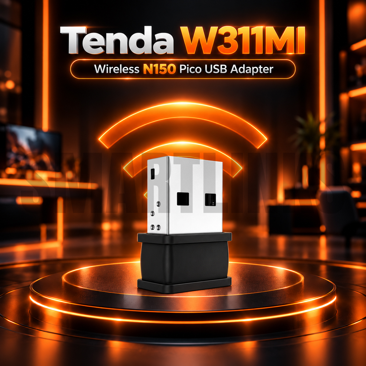 W331MI Tenda W311MI N150 150Mbps Wireless Pico USB WiFi Adapter - Image 1