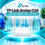 TP-Link Archer C24 AC750 Dual Band WiFi Router