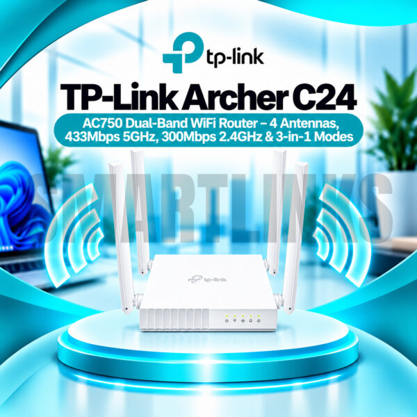 TP-Link Archer C24 AC750 Dual Band WiFi Router