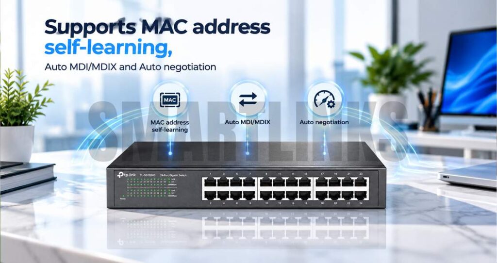 TP-Link TL-SG1024D Rackmount Network Switch