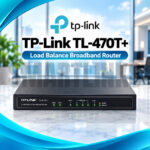TP-Link TL-R470T+ Load Balance Broadband Router – 5-Port 10/100Mbps Multi-WAN Router with Link Backup & Bandwidth Control