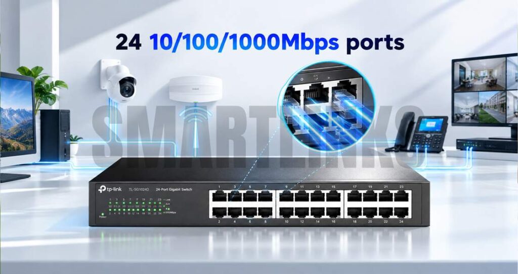 TP-Link TL-SG1024D Gigabit Ethernet Network Switch