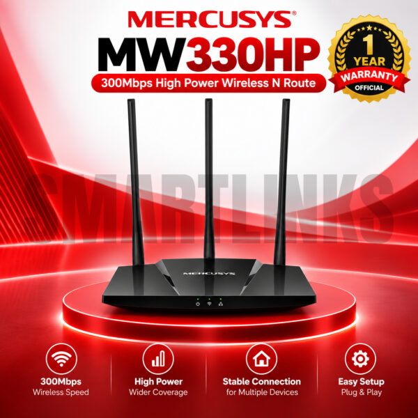 Mercusys MW330HP 300Mbps High Power Wireless N Router