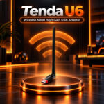 Tenda U6 300Mbps Wireless N300 High Gain USB WiFi Adapter
