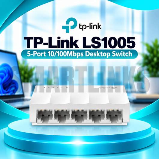 TP-Link LS1005 5-Port 10/100Mbps Desktop Switch