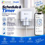 EZVIZ T30 Smart Plug | WiFi Remote Control, Timer & Energy Monitoring - Image 3