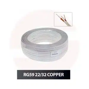 CCTV Cable Roll PVC Pure Copper 80 Yards - RG59 22/32 Copper