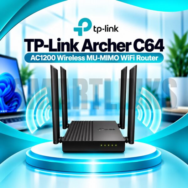 TP-Link Archer C64 AC1200 Dual Band Gigabit Router
