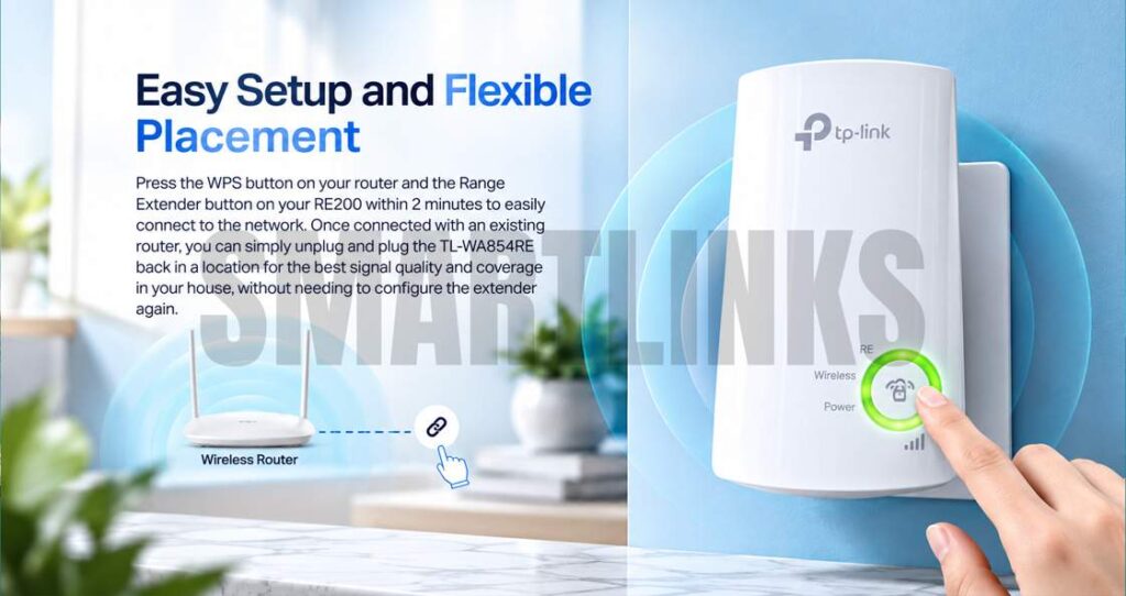 TP-Link TL-WA854RE Wall Mounted WiFi Extender