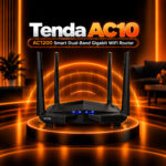 Tenda AC10 AC1200 Dual Band Gigabit WiFi Router