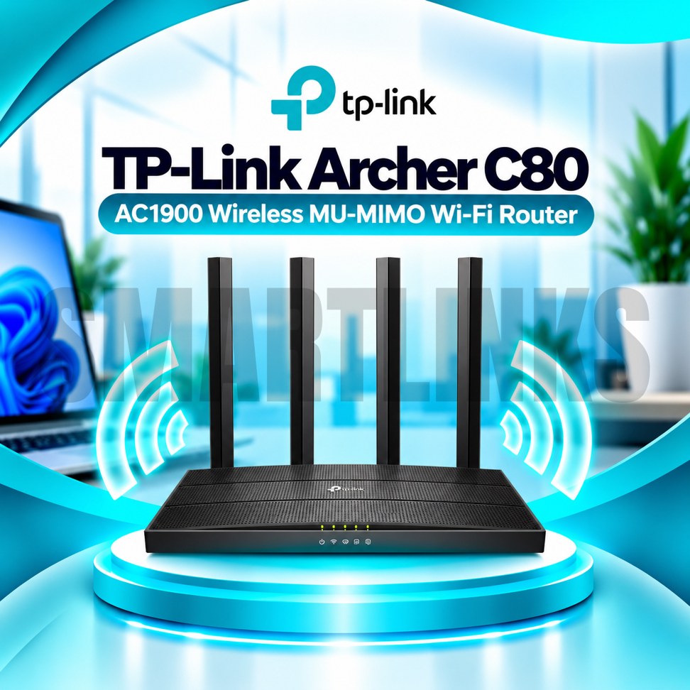 c80 TP-Link Archer C80 AC1900 Dual Band Gigabit Router