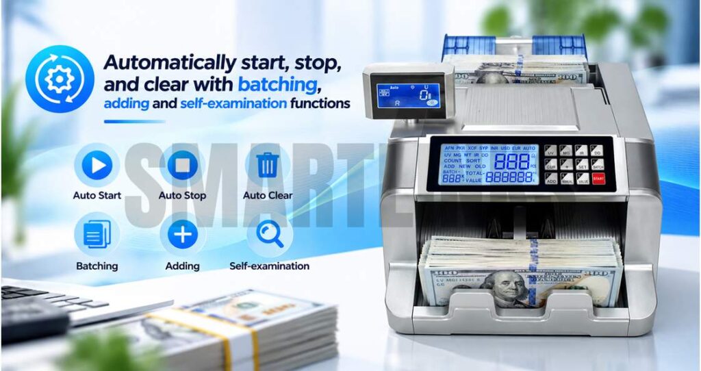 ATC 728D-2 Fake Note Detection Cash Counter