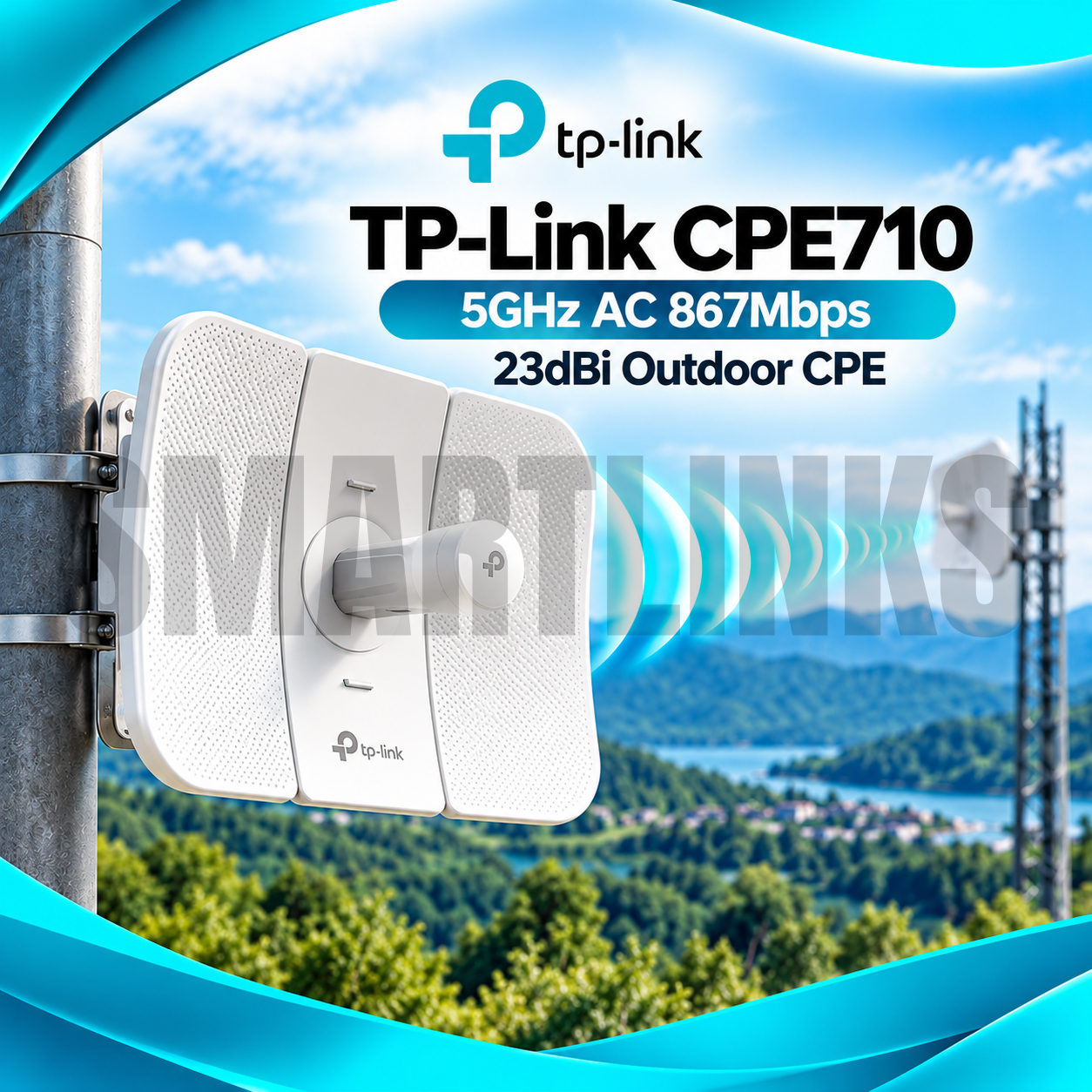 CPE710 TP-Link CPE710 5GHz AC867 23dBi Outdoor CPE - Image 1
