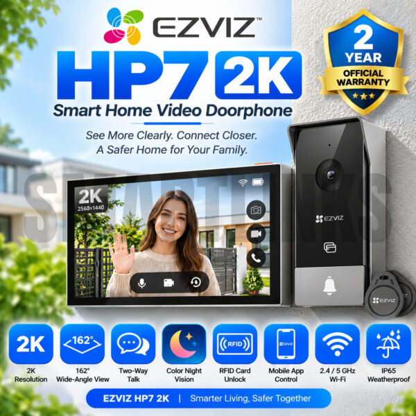 EZVIZ HP7 2K Smart Home Video Doorphone