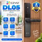 EZVIZ DL05 Smart Fingerprint Lock with WiFi App Control