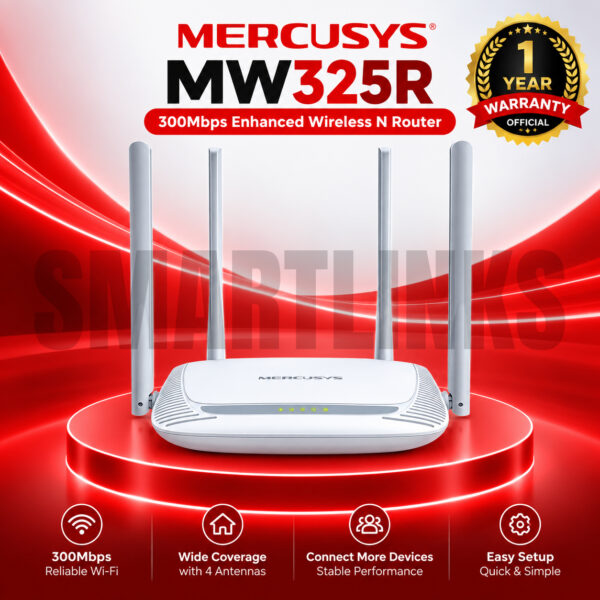 Mercusys MW325R 300Mbps Enhanced Wireless N Router
