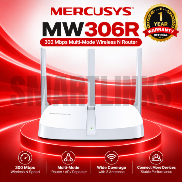 Mercusys MW306R 300Mbps Multi-Mode Wireless N Router