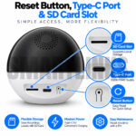 EZVIZ C7 Dual Pan Tilt WiFi Camera