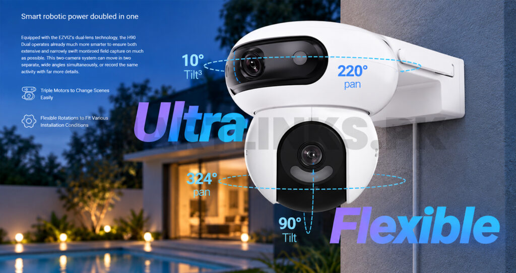 EZVIZ Dual Lens Outdoor Security Camera