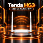 Tenda HG3 N300 WiFi xPON ONT GPON EPON Fiber Router