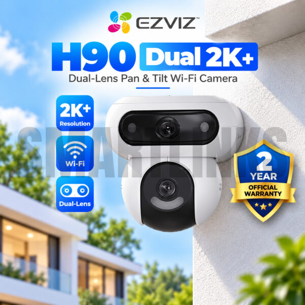 EZVIZ H90 Dual 2K+ Outdoor WiFi Camera