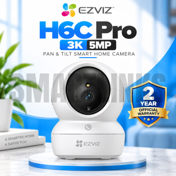 EZVIZ H6C Pro 3K 5MP Smart WiFi Camera