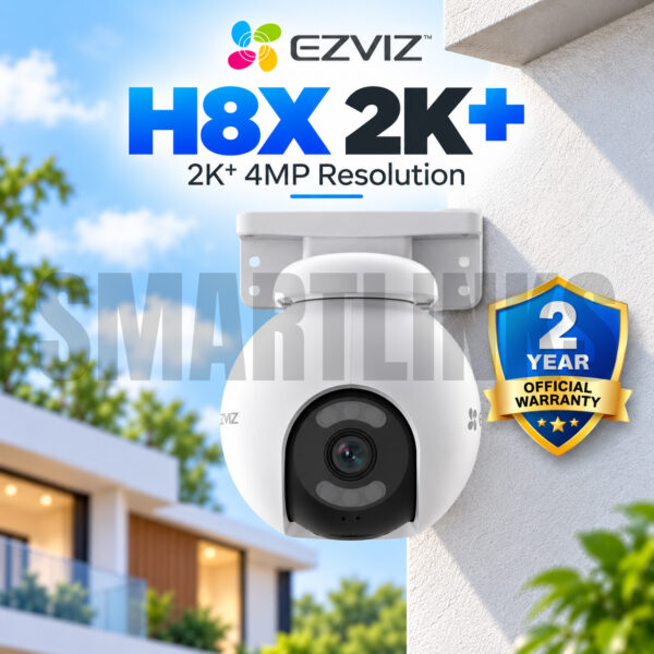 EZVIZ H8x 2K+ 4MP Outdoor WiFi Camera