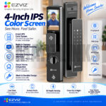 EZVIZ DL50FVS Face Recognition Smart Lock | 3D Face ID, Fingerprint & WiFi - Image 2