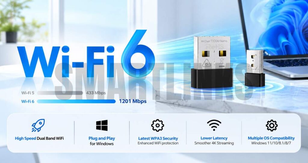 TP-Link Archer TX1U Nano WiFi 6 Adapter