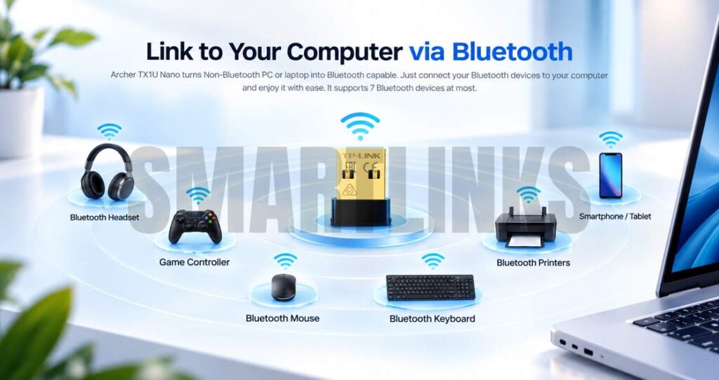 TP-Link Archer T2UB Nano Bluetooth 4.2 Adapter