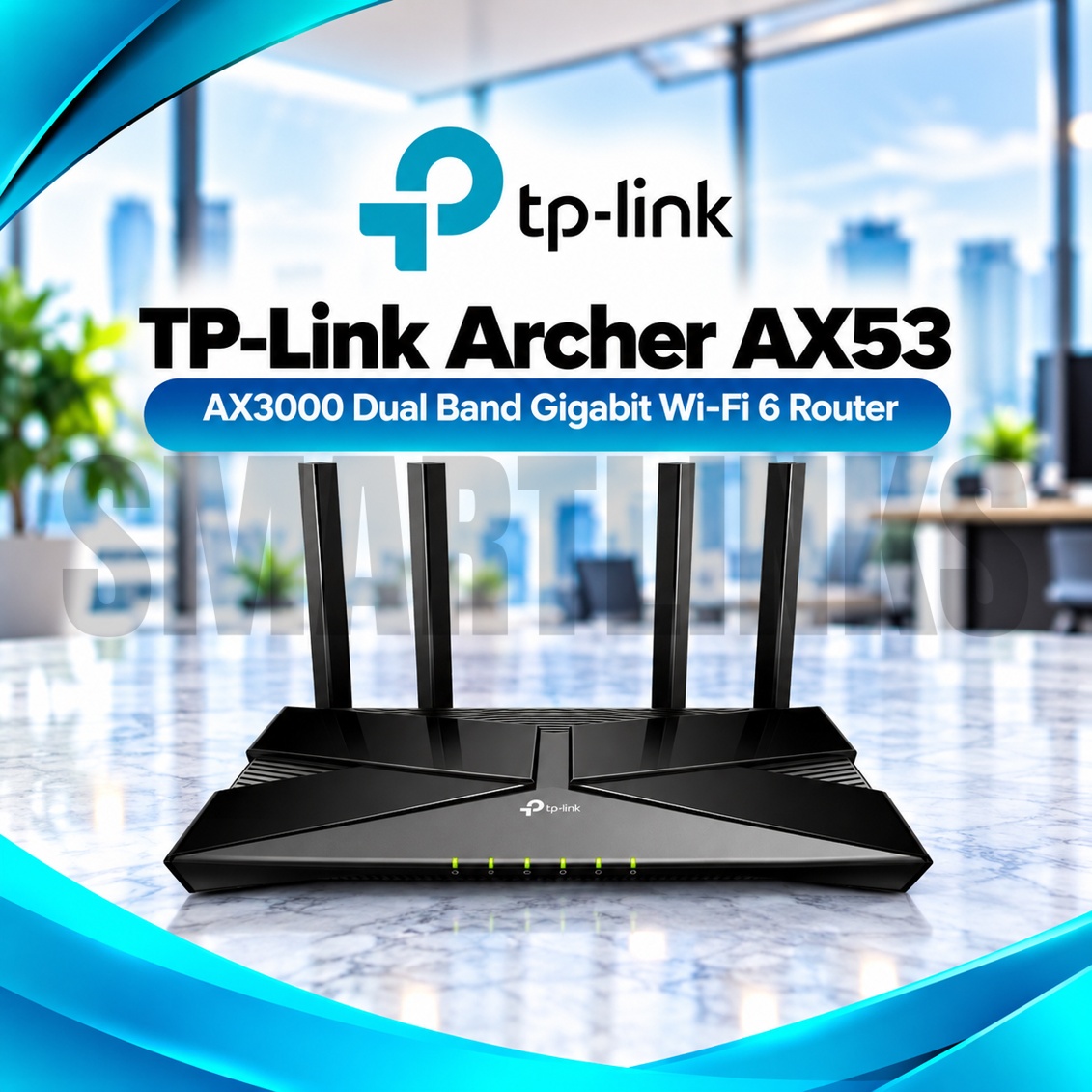 AX53 TP-Link Archer AX53 AX3000 Dual Band WiFi 6 Router