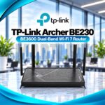 TP-Link Archer BE230 BE3600 Dual Band WiFi 7 Router