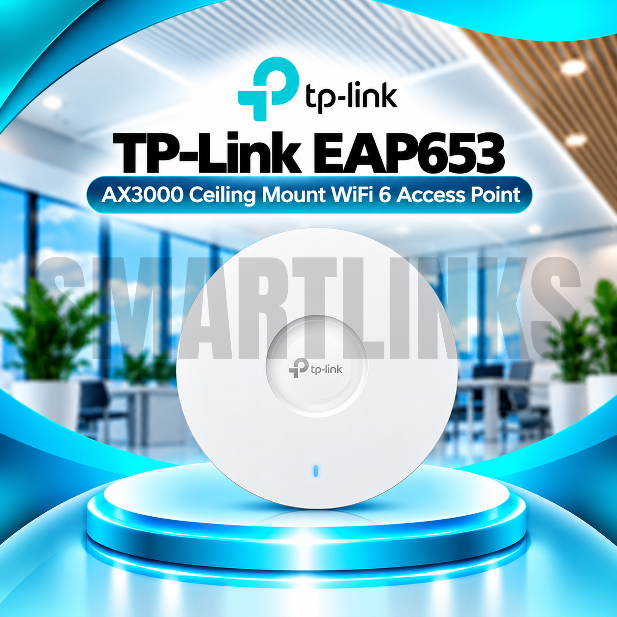 EAP653 TP-Link EAP653 AX3000 Ceiling Mount WiFi 6 AP - Image 1
