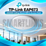 TP-Link EAP673 AX5400 Ceiling Mount WiFi 6 AP