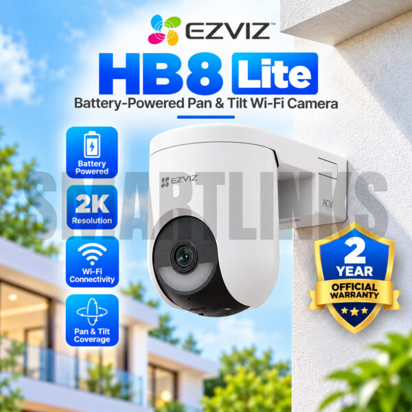 EZVIZ HB8 Lite Battery Powered WiFi Camera