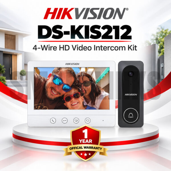 Hikvision DS-KIS212 4-Wire HD Video Intercom Kit