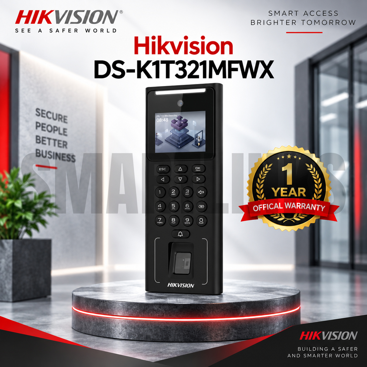 m Hikvision DS-K1T321MFWX Face Recognition Terminal