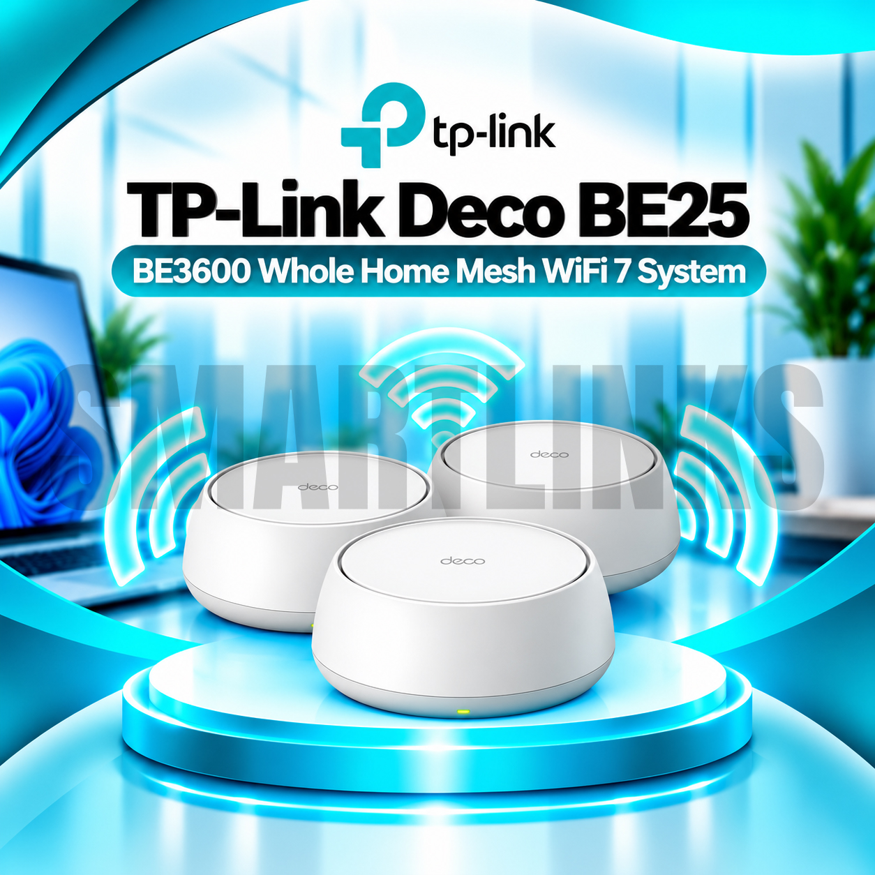 BE25 TP-Link Deco BE25 BE3600 Mesh WiFi 7 System - Image 1