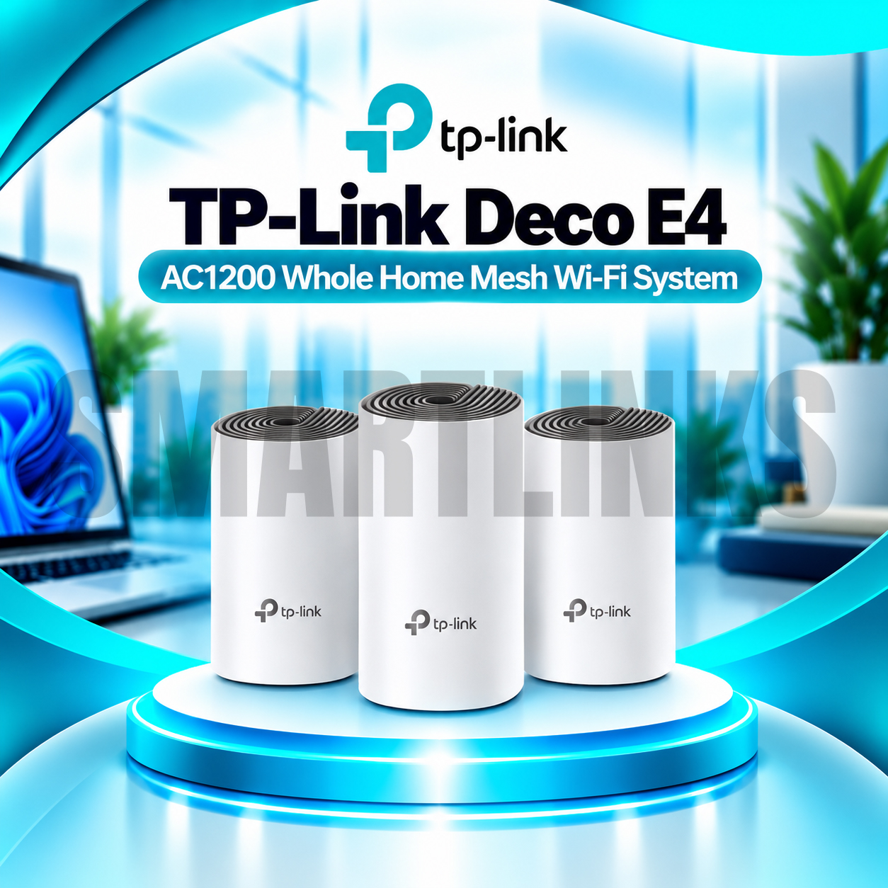 E4 TP-Link Deco E4 AC1200 Mesh WiFi System - Image 1