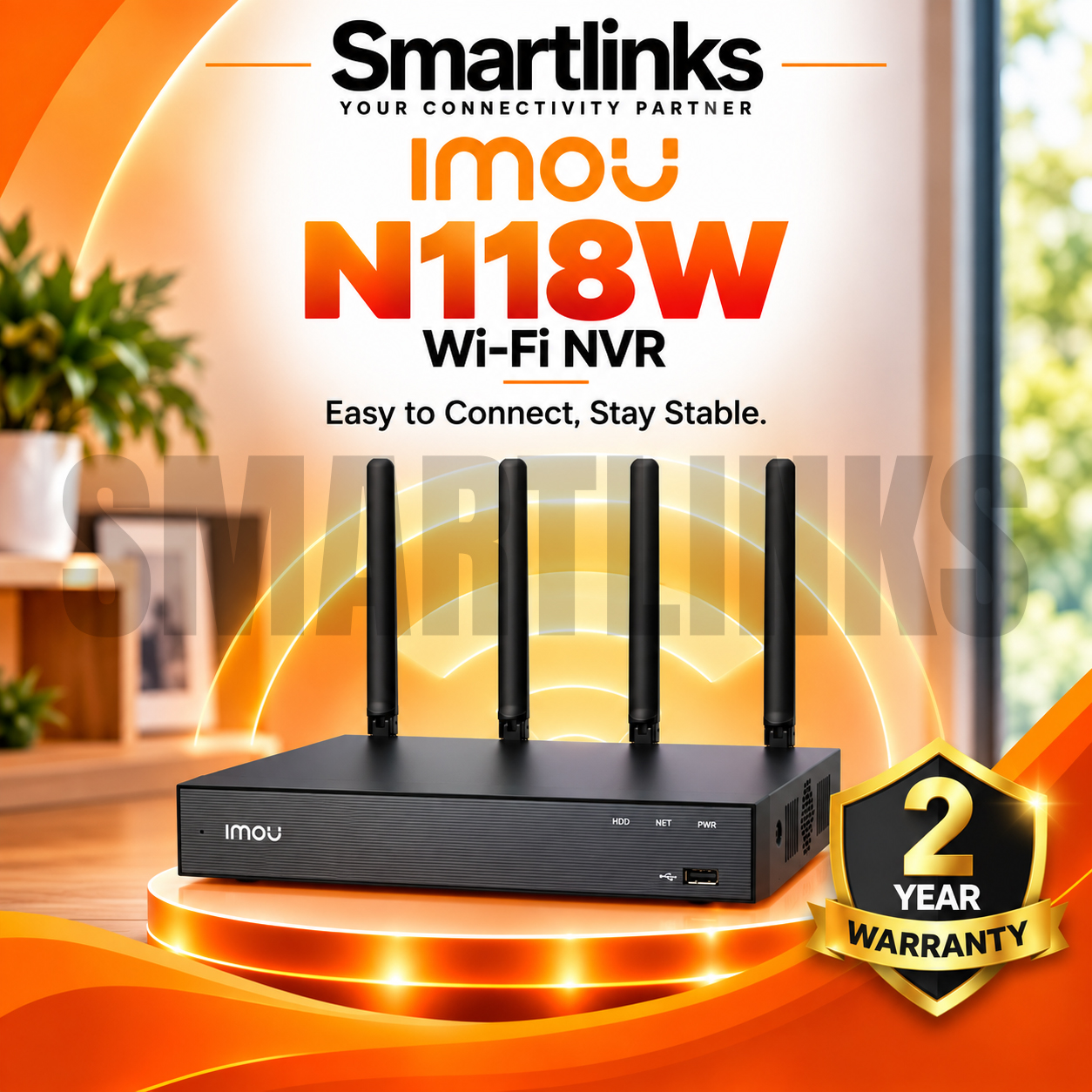 m IMOU N118W Wi-Fi NVR | Wireless Network Video Recorder for Security Cameras - Image 1