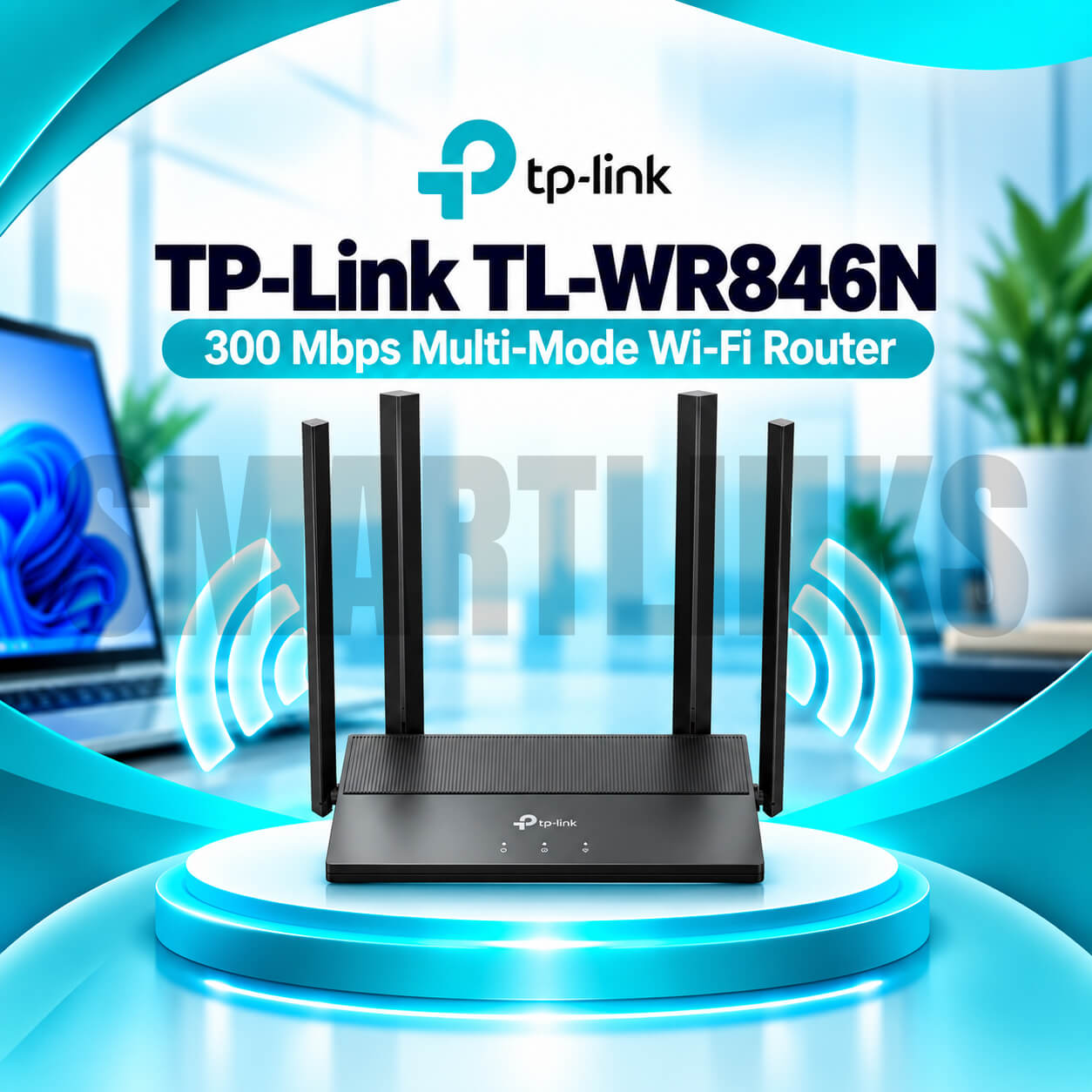 TP-Link TL-WR846N WiFi Router TP-Link TL-WR846N 300Mbps Multi-Mode WiFi Router