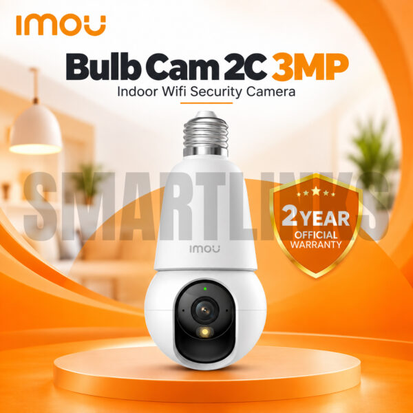 IMOU Bulb Cam 2C 3MP 2K WiFi Security Camera