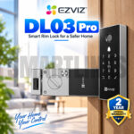 EZVIZ DL03 Pro Fingerprint Smart Rim Lock