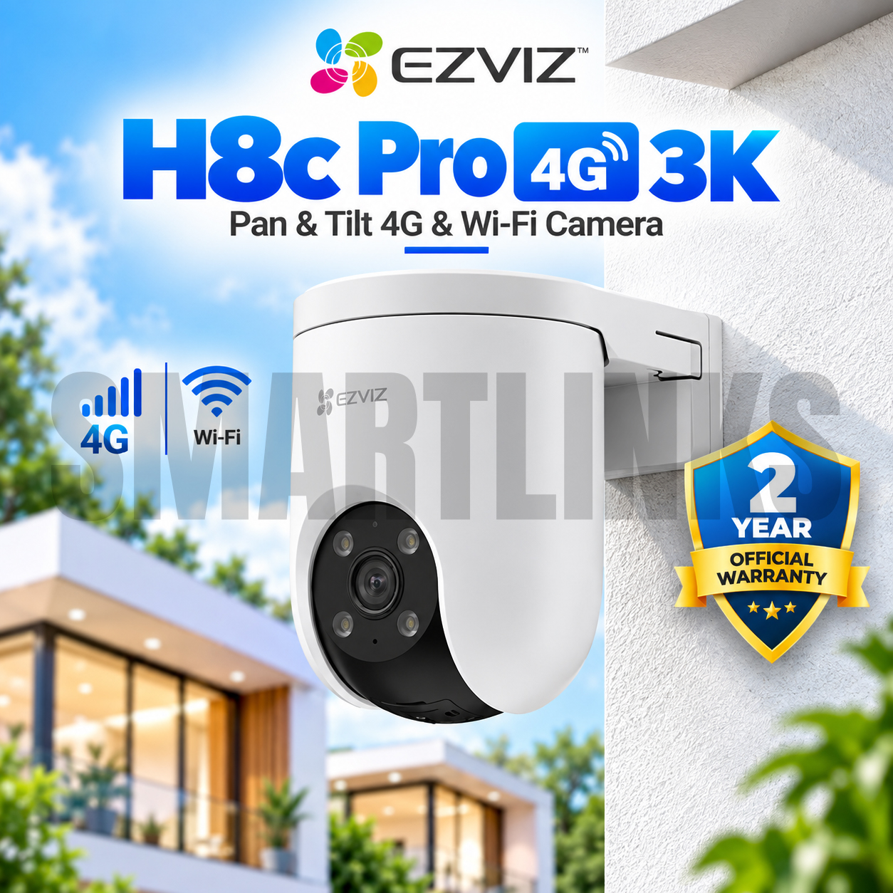 M EZVIZ H8c Pro 3K 4G Security Camera